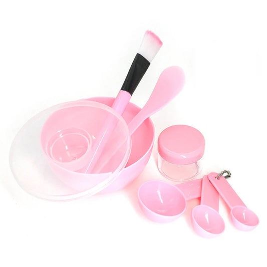 Facial Brush Mask Bowl Spoon SetMask Brush Bar DIY Beauty Tools Mixing