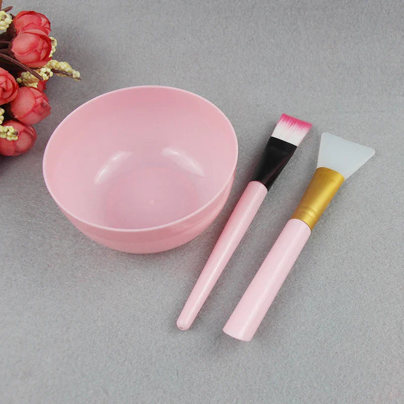 Facial Brush Mask Bowl Spoon SetMask Brush Bar DIY Beauty Tools Mixing