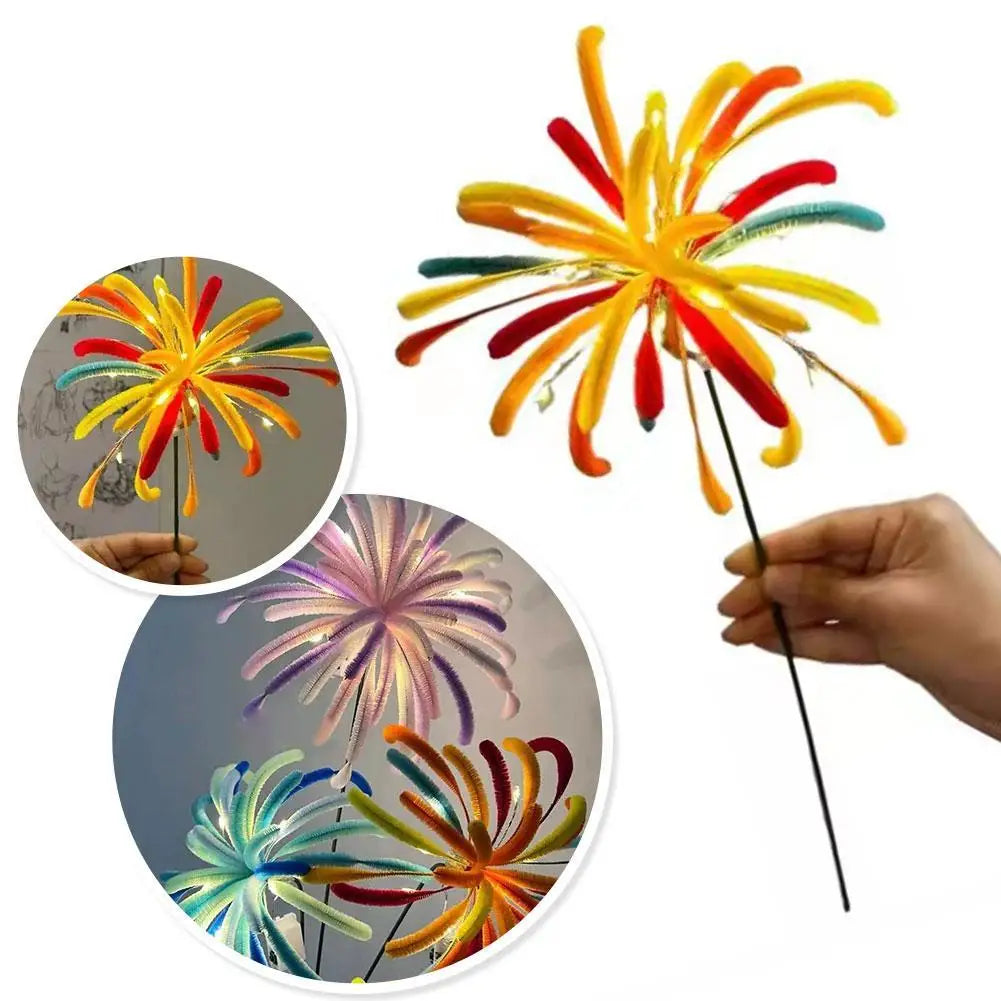 DIY Colorful Firework Luminous Twisting Stick Material Package Craft