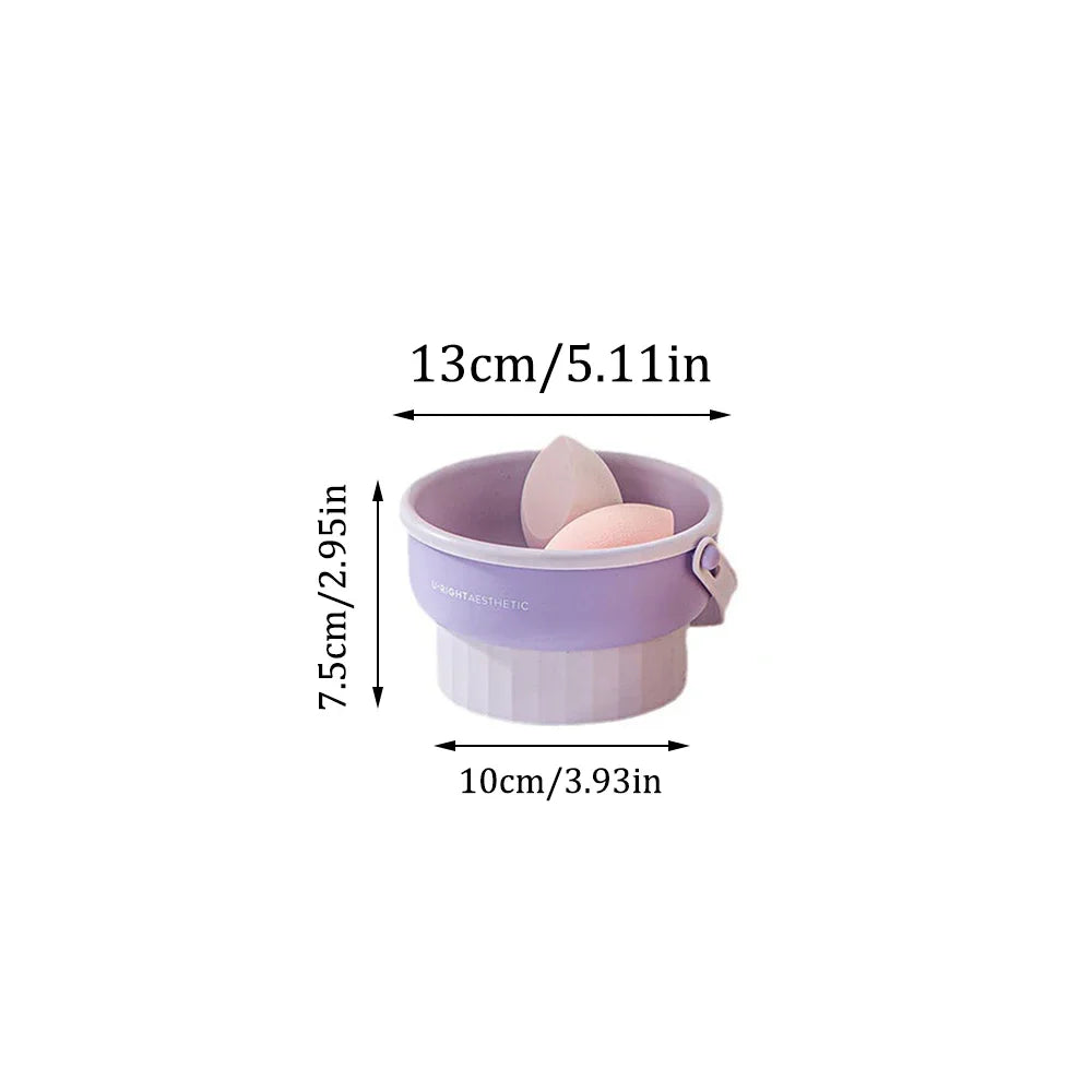 Makeup Brush Cleaning Bowl Beauty Egg Cleaning Tool Storage Set Brush 