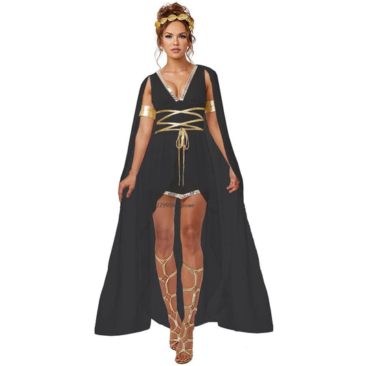 Medieval Ancient Greek Goddess Costume Halloween Clothes